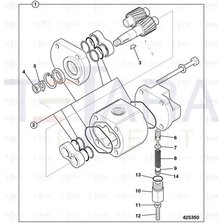 JCB Part No.# 904/20247, SEAL KIT - JCB Spare Parts