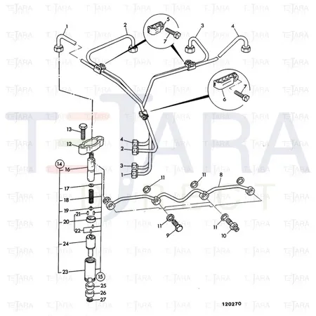 JCB Part No.# 02/100355, BOLT - JCB Spare Parts