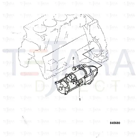 JCB Part No.# 7211/50840, STARTER - JCB Spare Parts