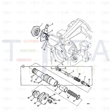 JCB Part No.# 04/500271, RETAINER - JCB Spare Parts