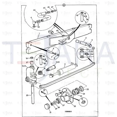 JCB Part No.# 921/00804, SHIM 0.9MM - JCB Spare Parts