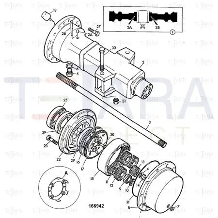 JCB Part No.# 1316/3716Z, BOLT M16x70 - JCB Spare Parts