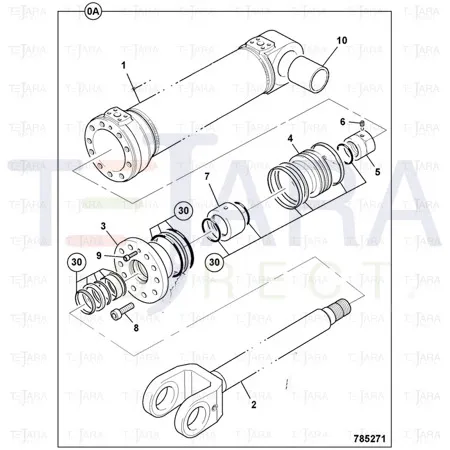 JCB Part No.# 991/10160, Kit-seal - JCB Spare Parts