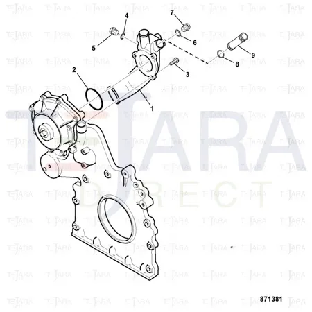 JCB Part No.# SC1374839, Seal ring - JCB Spare Parts