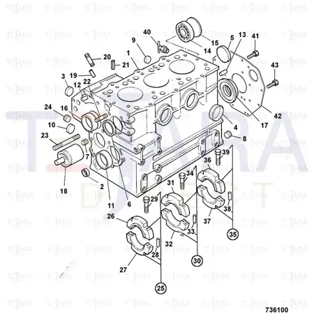 JCB Part No.# 02/203009, GASKET - JCB Spare Parts