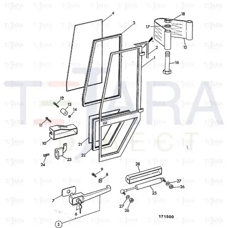 JCB Part No.# 1315/3316Z, BOLT M8x70 - JCB Spare Parts