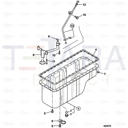 JCB Part No.# 02/801141, DIPSTICK ENGINE - JCB Spare Parts