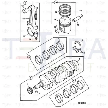 JCB Part No.# 02/630727, NUT - JCB Spare Parts