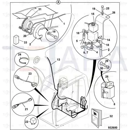 JCB Part No.# 701/80608, PROXIMITY SWITCH - JCB Spare Parts