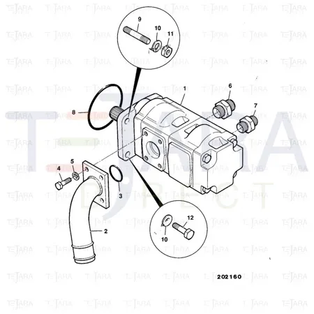 JCB Part No.# 20/902703, KIT-PRESS PLATES - JCB Spare Parts