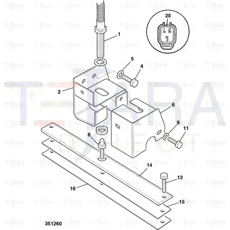 JCB Part No.# 331/15765, SPACER - JCB Spare Parts