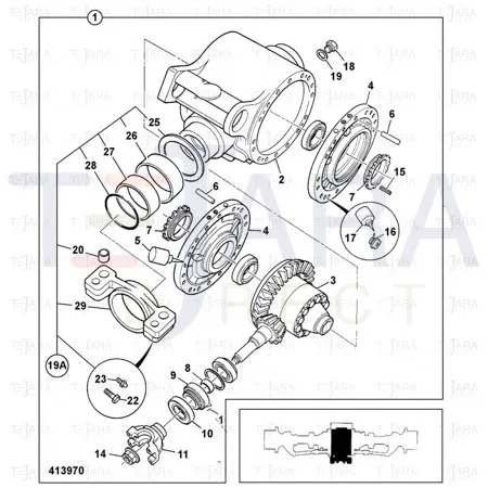 JCB Part No.# 448/26302, SLEEVE - JCB Spare Parts