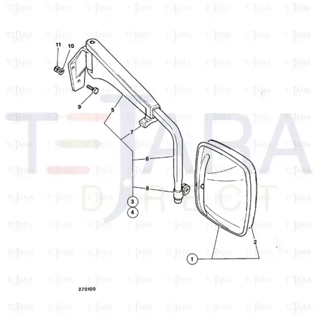JCB Part No.# 02/911032, BOLT - JCB Spare Parts