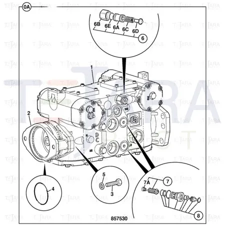 JCB Part No.# 20/952306, O Ring - JCB Spare Parts