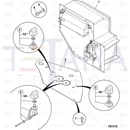 JCB Part No.# 269/40689, FAN SPEED CONTROL KIT ABI - JCB Spare Parts