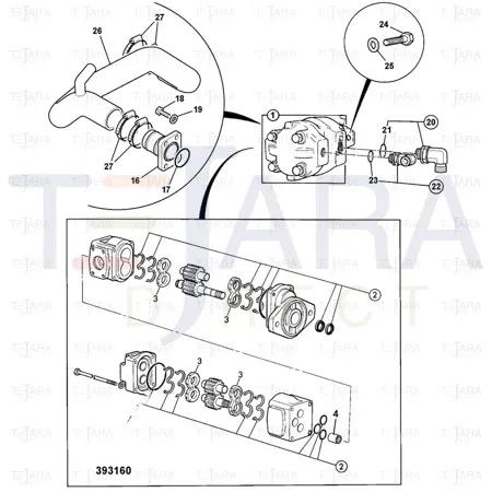 JCB Part No.# 834/10756, SUCTION HOSE manual - JCB Spare Parts