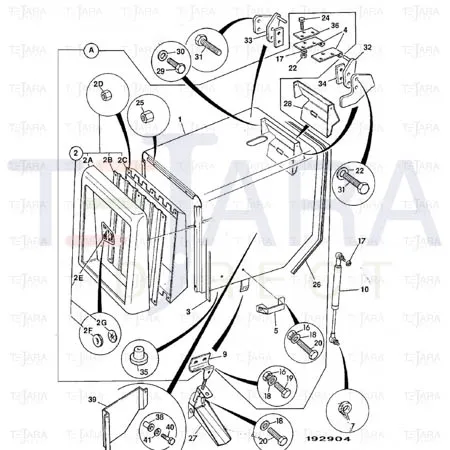 JCB Part No.# 162/00643, HANDLE - JCB Spare Parts