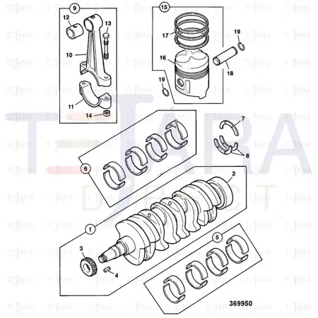JCB Part No.# 02/630877, Sleeve wear - JCB Spare Parts
