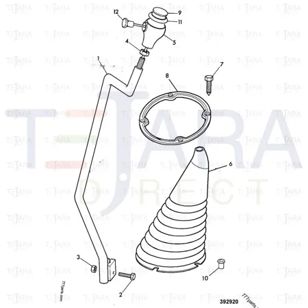 JCB Part No.# 331/25684, GAITER GEARLEVER - JCB Spare Parts
