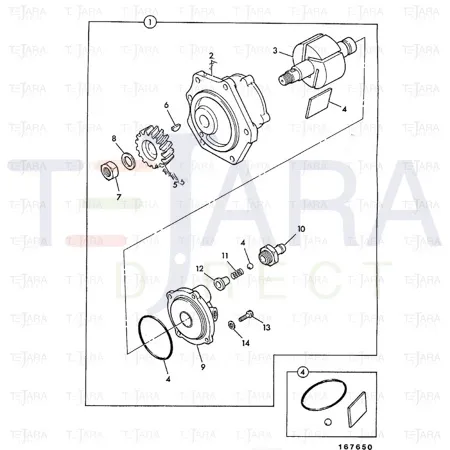 JCB Part No.# 15/908900, EXHAUSTER. - JCB Spare Parts