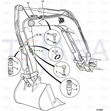 JCB Part No.# 45/908400, COUPLING QR FEMALE A13 - 3/4BSP - JCB Spare Parts