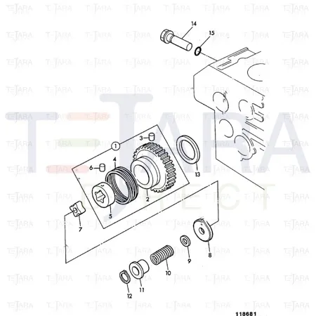 JCB Part No.# 02/630214, COVER - JCB Spare Parts