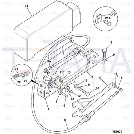 JCB Part No.# 529/38603A, CLIP SAFETY - JCB Spare Parts