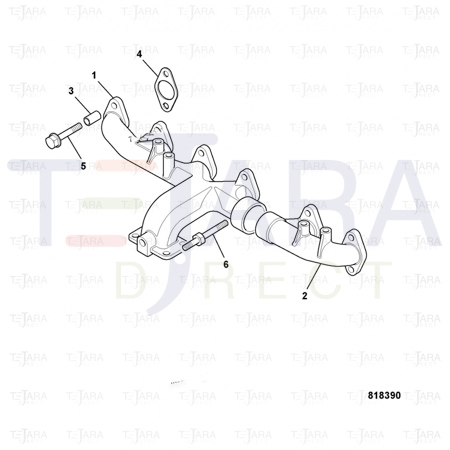 JCB Part No.# 02/911383, SCREW FLANGE HEAD - JCB Spare Parts