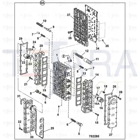 JCB Part No.# 04/600408, REGULATOR PRESSURE - JCB Spare Parts