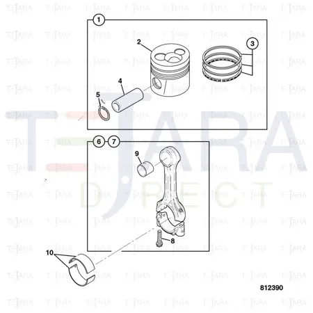 JCB Part No.# 02/950073, Screw - JCB Spare Parts
