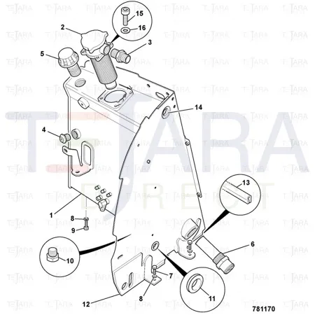 JCB Part No.# 265/01289, GUAGE SIGHT - JCB Spare Parts