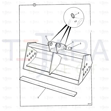 JCB Part No.# 1096/2004, PIVOT BOSS - JCB Spare Parts