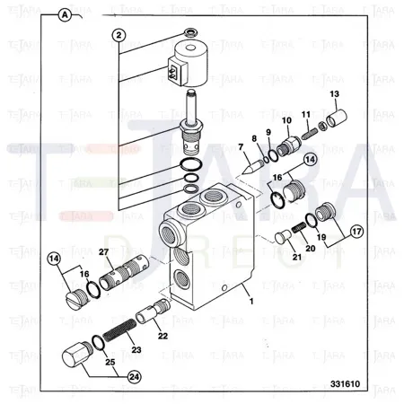 JCB Part No.# 903/20360, COIL - JCB Spare Parts