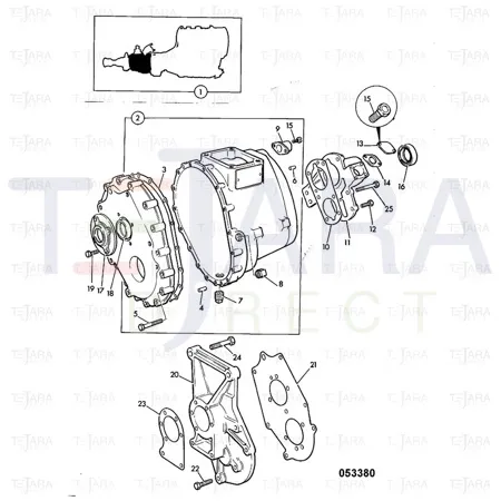 JCB Part No.# 05/900306, OIL SEAL - JCB Spare Parts