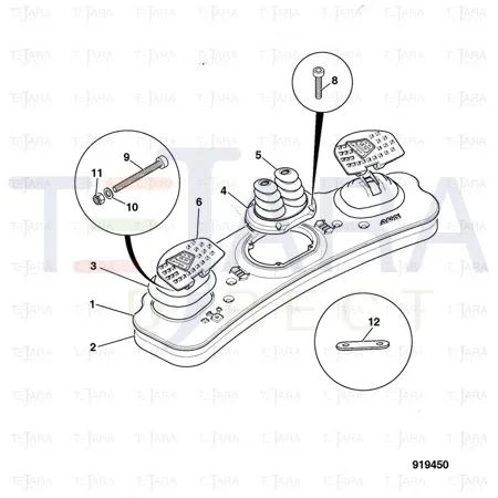 JCB Part No.# 821/10159, LOADER CLAMP RING - JCB Spare Parts