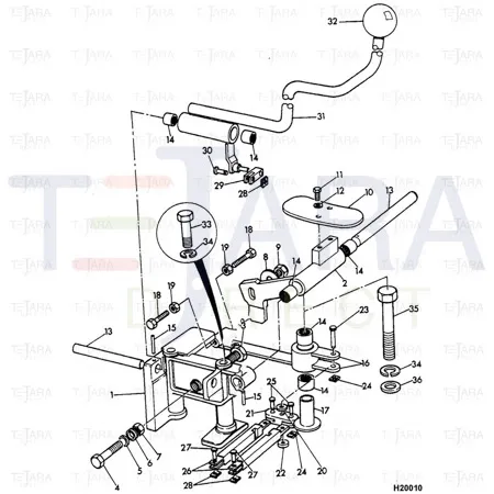 JCB Part No.# 1315/3526Z, BOLT M12x160 - JCB Spare Parts