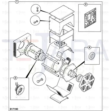 JCB Part No.# 321/10008, Regulator A.V.R SX - JCB Spare Parts