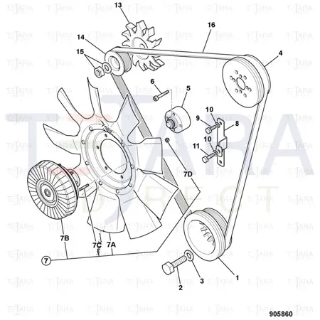 JCB Part No.# 1316/0201D, SET SCREW M6 x 12 lg - JCB Spare Parts