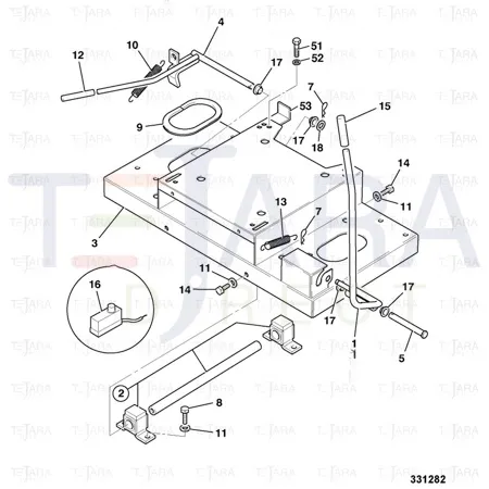 JCB Part No.# JHN0211, SPINDLE - JCB Spare Parts