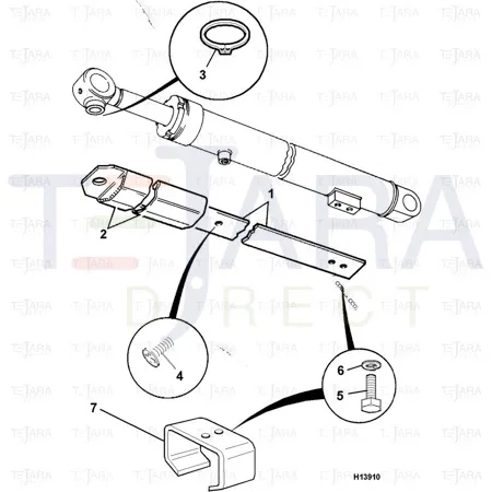 JCB Part No.# 2203/0044, CIRCLIP EXTERNAL - JCB Spare Parts