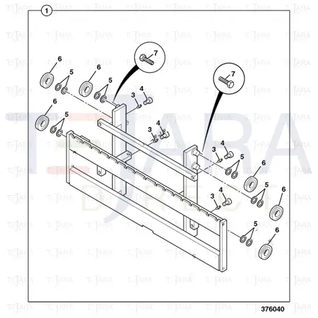 JCB Part No.# 191/77805, BEARING - JCB Spare Parts