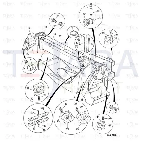 JCB Part No.# 808/00389, SS.P.N401/A1895 LINER BEARING - JCB Spare Parts