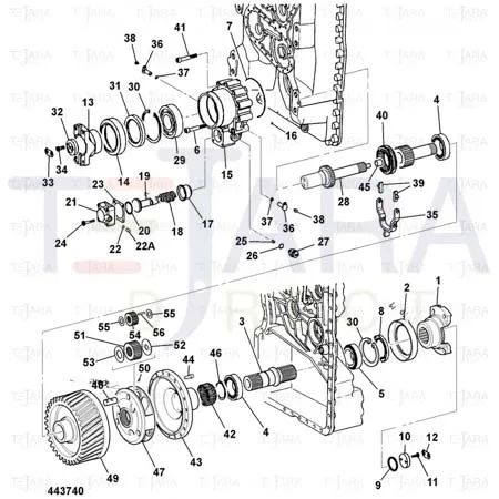 JCB Part No.# 04/600442, BOLT - JCB Spare Parts