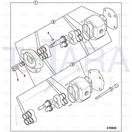 JCB Part No.# 20/950952, KIT SEAL - JCB Spare Parts