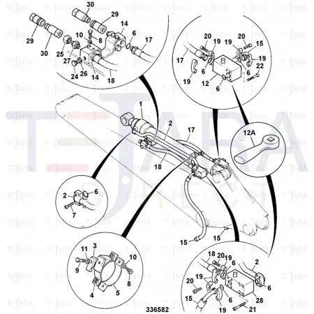 JCB Part No.# 2407/0205, O-RING - JCB Spare Parts