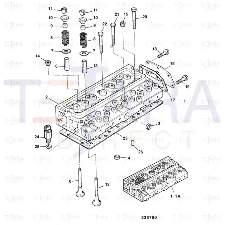 JCB Part No.# 02/100122, BOLT - JCB Spare Parts