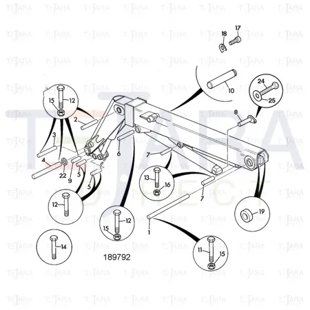JCB Part No.# 826/01424, M12 X 130 LG CAP SCREW - JCB Spare Parts