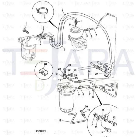 JCB Part No.# 02/291241, BOLT BANJO - JCB Spare Parts