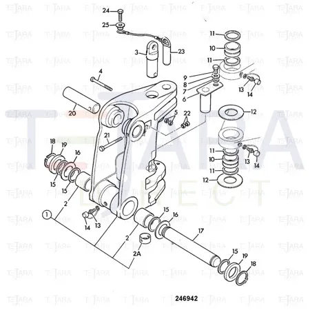 JCB Part No.# 826/11163, SET SCREW M12x30 - JCB Spare Parts