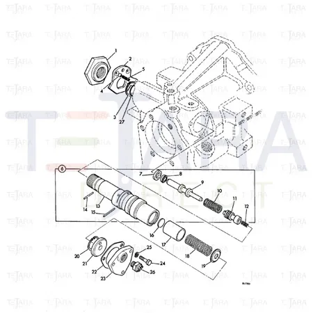 JCB Part No.# 04/500272, CIRCLIP - JCB Spare Parts